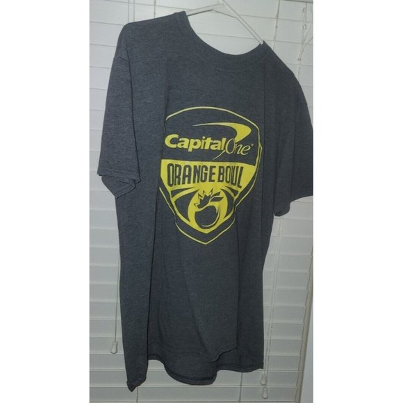 CAPITAL ONE ORANGE BOWL t shirt preowned XL - Picture 7 of 12